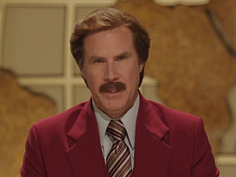 Ron Burgundy on Love/Hate fina...